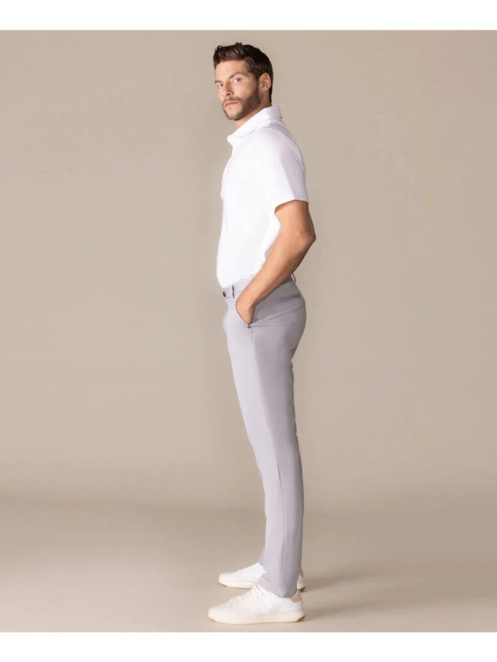 Ashworth Classic Stretch Tech Golf Performance Pants Men's 42x29 Gray NWT $128 - Picture 9 of 9